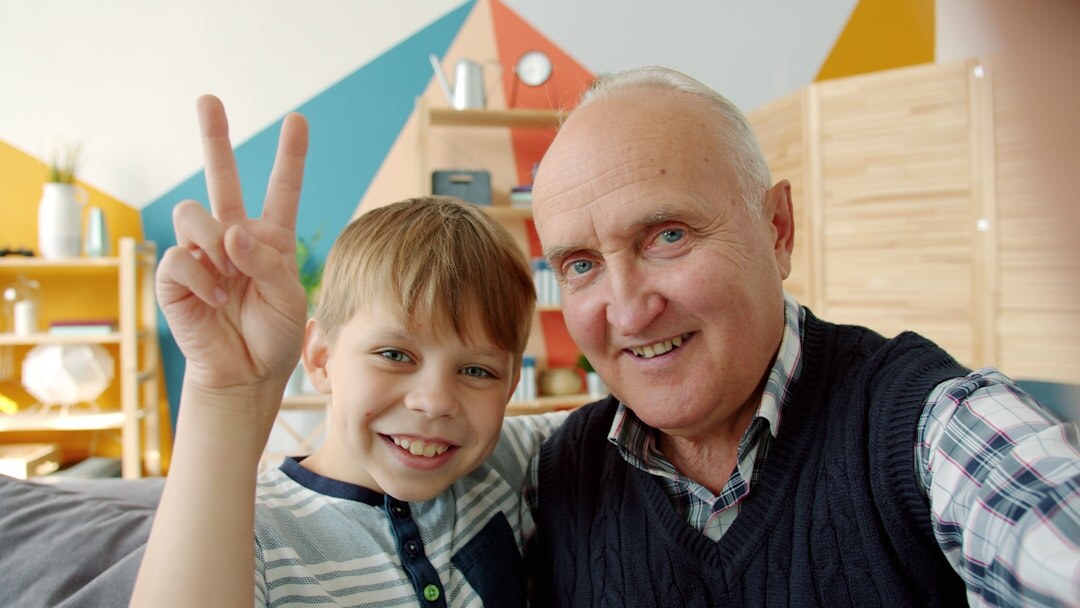 young and old together